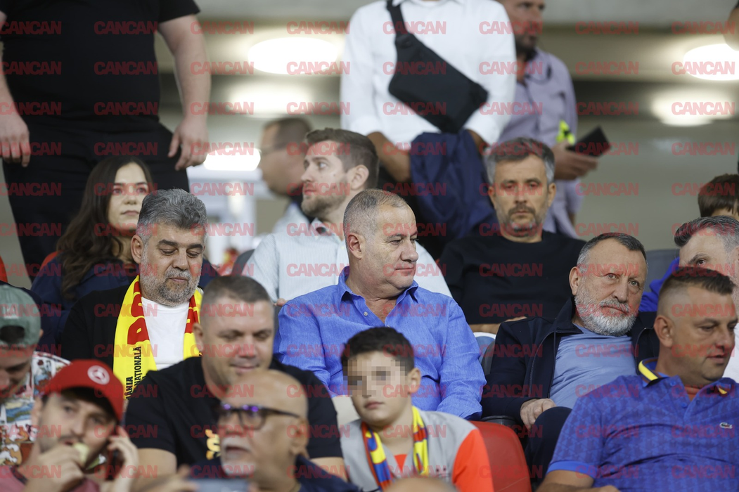 Marcel Ciolacu, în tribune la meciul FCSB - LASK Linz