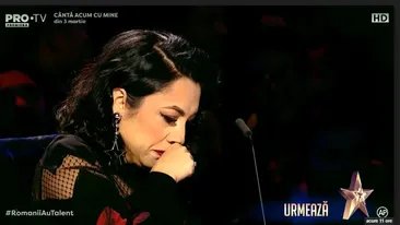Chiar este gravidă?! Andra Măruță, la un pas să vomite la Românii au Talent