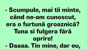 BANC | Furtună cu fulgere și tunete