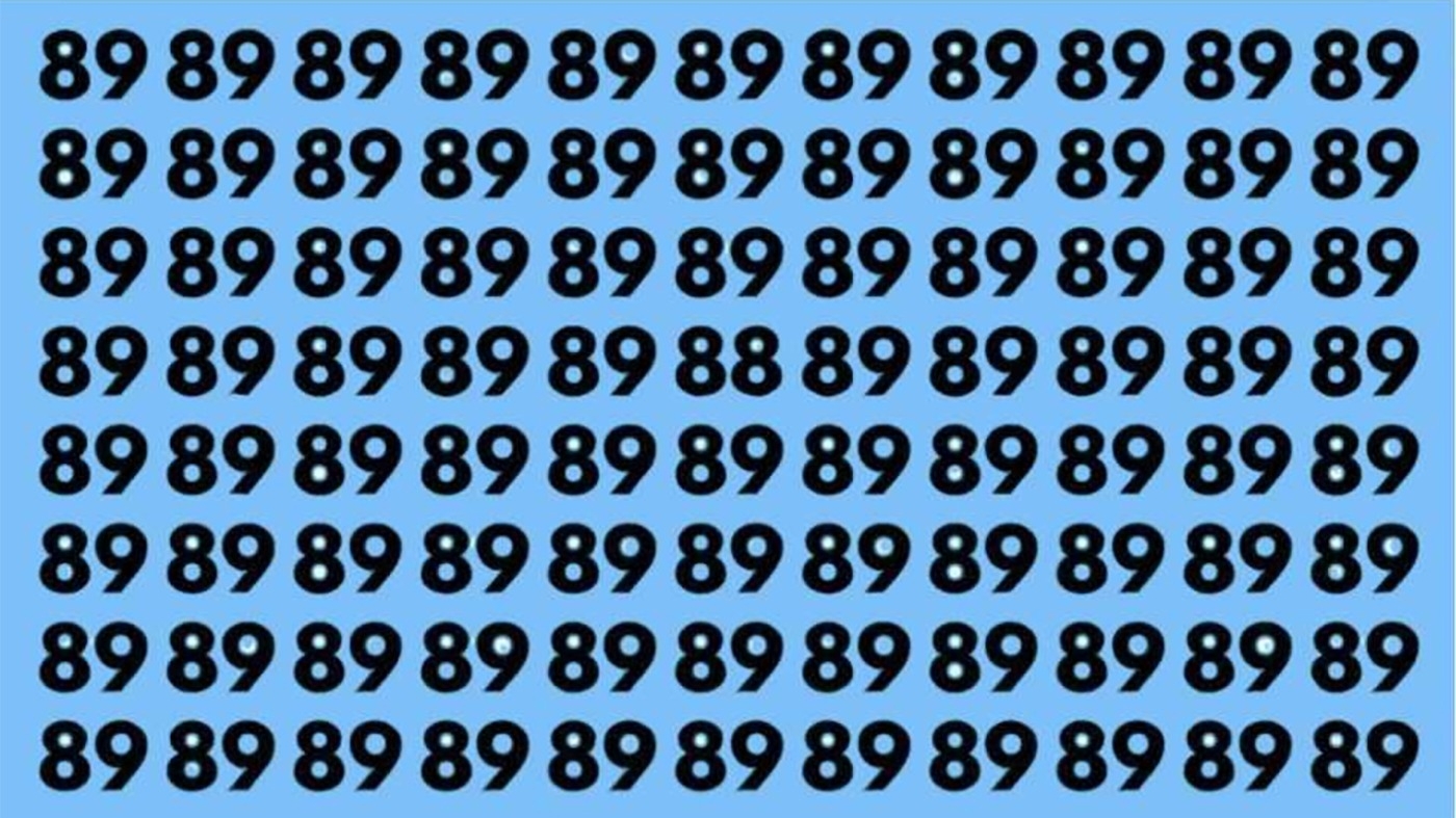 Test de perspicacitate | Găsiți numărul 88 în cel mult 5 secunde!