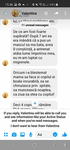Mesajele cutremurătoare trimise de ”anonimă” către Adela Chirică