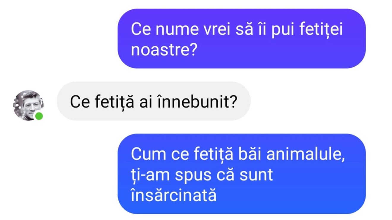 Bancul de weekend | "Ce nume vrei să îi pui fetiței noastre?"