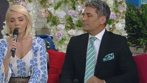 Maria Constantin şi Marcel Toader, prima apariţie publică după ce blonda a fost filmată în ipostaze intime cu un prezentator TV