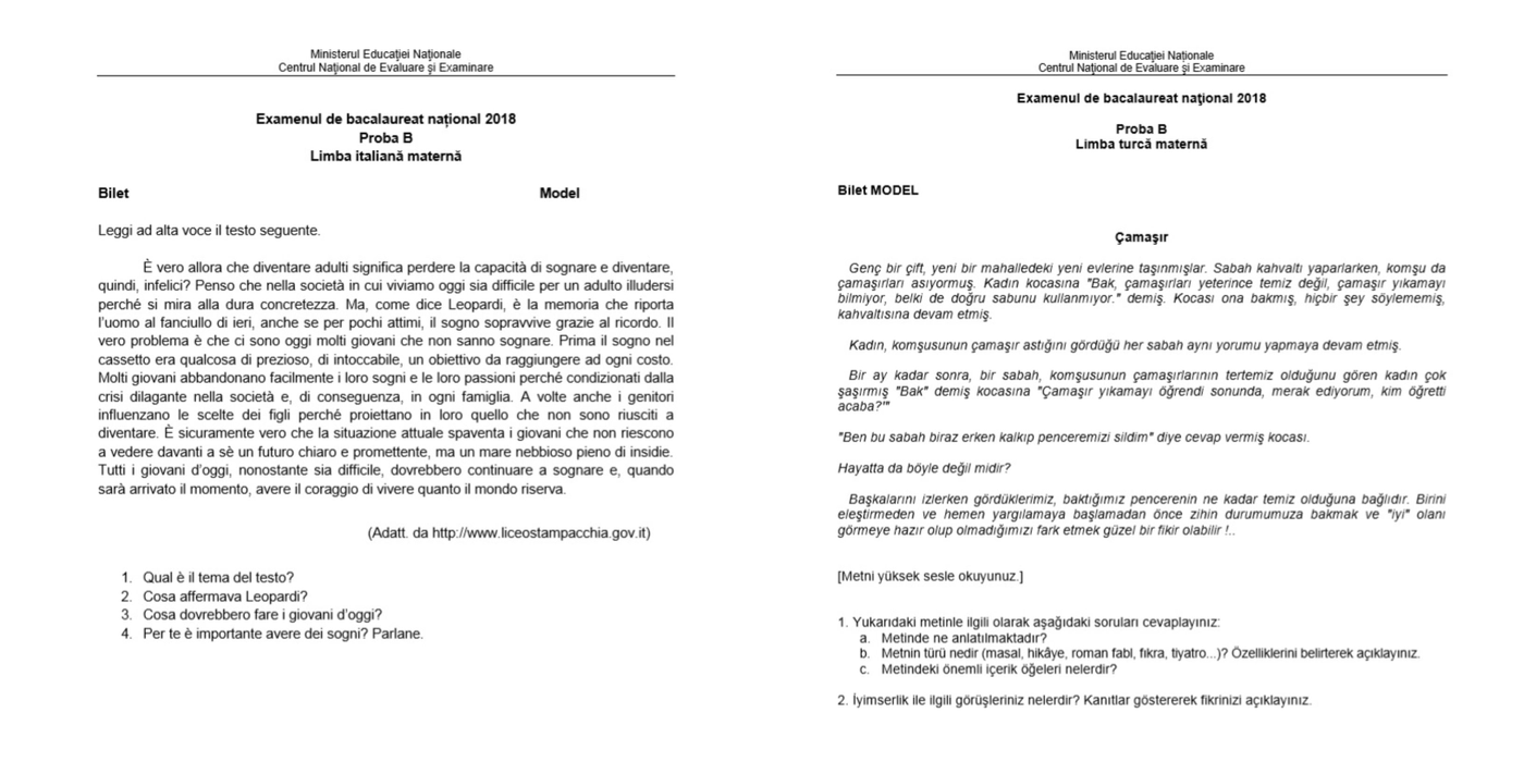 Bacalaureat 2019. Ce subiecte au picat la limba și literatura maternă oral