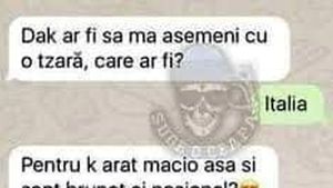 BANCUL ZILEI | "Dacă ar fi să mă asemeni cu o țară, care ar fi?"
