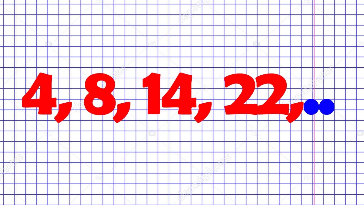 Test de inteligență de rezolvat în 15 secunde | Ce număr urmează în seria: 4, 8, 14, 22?