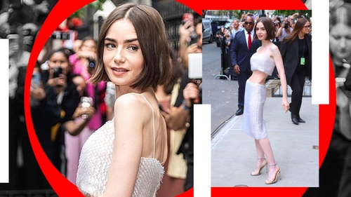 Apariție îngrijorătoare a actriței din „Emily in Paris”. Lily Collins are o talie de viespe
