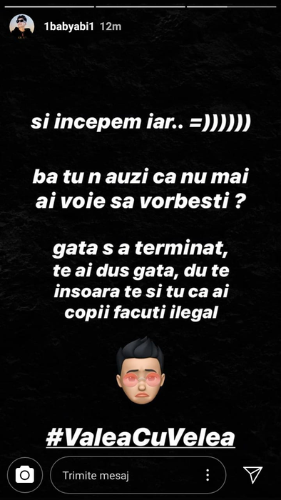 Abi Talent a prins curaj de când Anamaria Prodan i s-a alăturat în războiul cu Alex Velea! Ce a putut să spună despre băieții cântărețului și ai Antoniei. A șters mesajele, dar noi le-am salvat