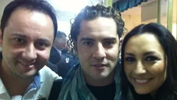 Andra, in al noualea cer: Am reusit sa fac poze cu David Bisbal in culise