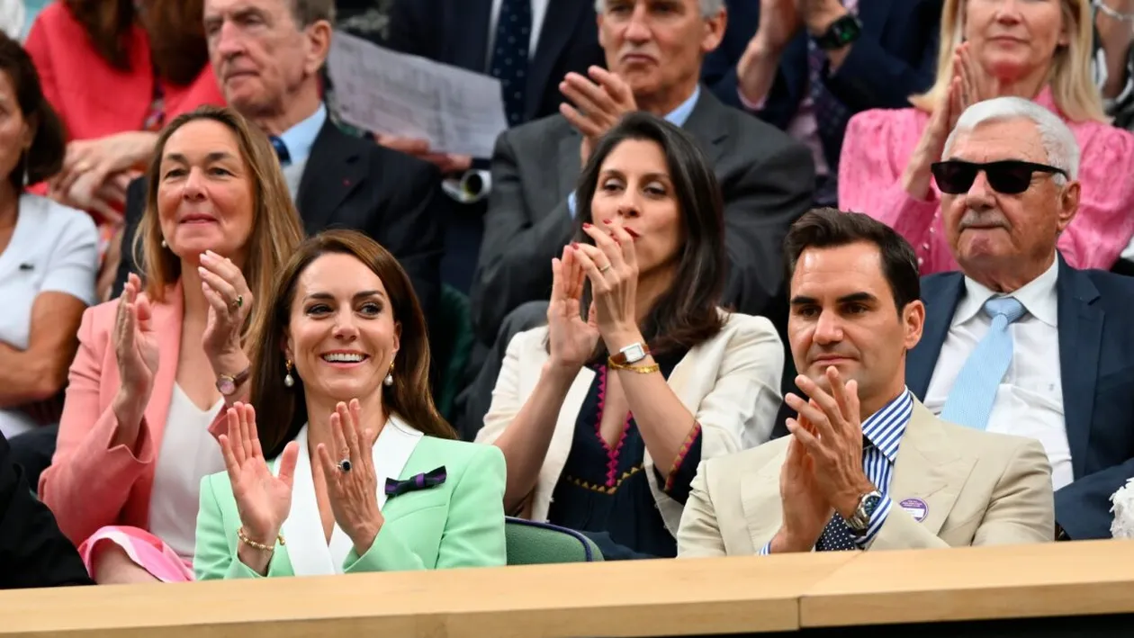 Gafa uriașă făcută de Roger Federer la Wimbledon. Elvețianul a încălcat protocolul regal cu Kate Middleton