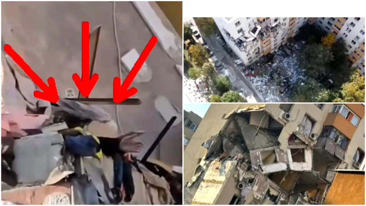 Miracol după explozia din Rahova! Persoana care făcea cu mâna de sub dărâmături a fost salvată