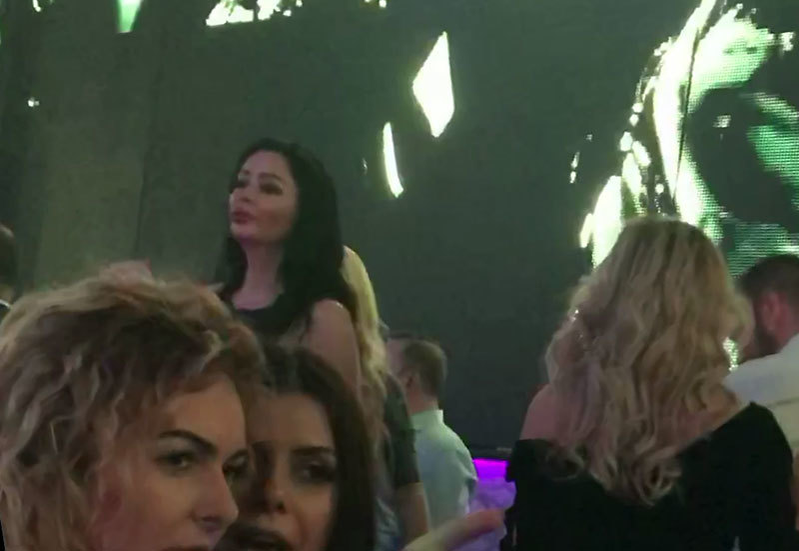 Brigitte Sfăt s-a distrat de minune la Bamboo