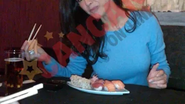 Ramona Badescu a sarbatorit 1 martie cu sushi si paste