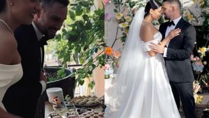 Locația de vis unde are loc petrecerea de nuntă a lui Vlad Gherman cu Oana Moșneagu. Mirii au parte de un decor de poveste