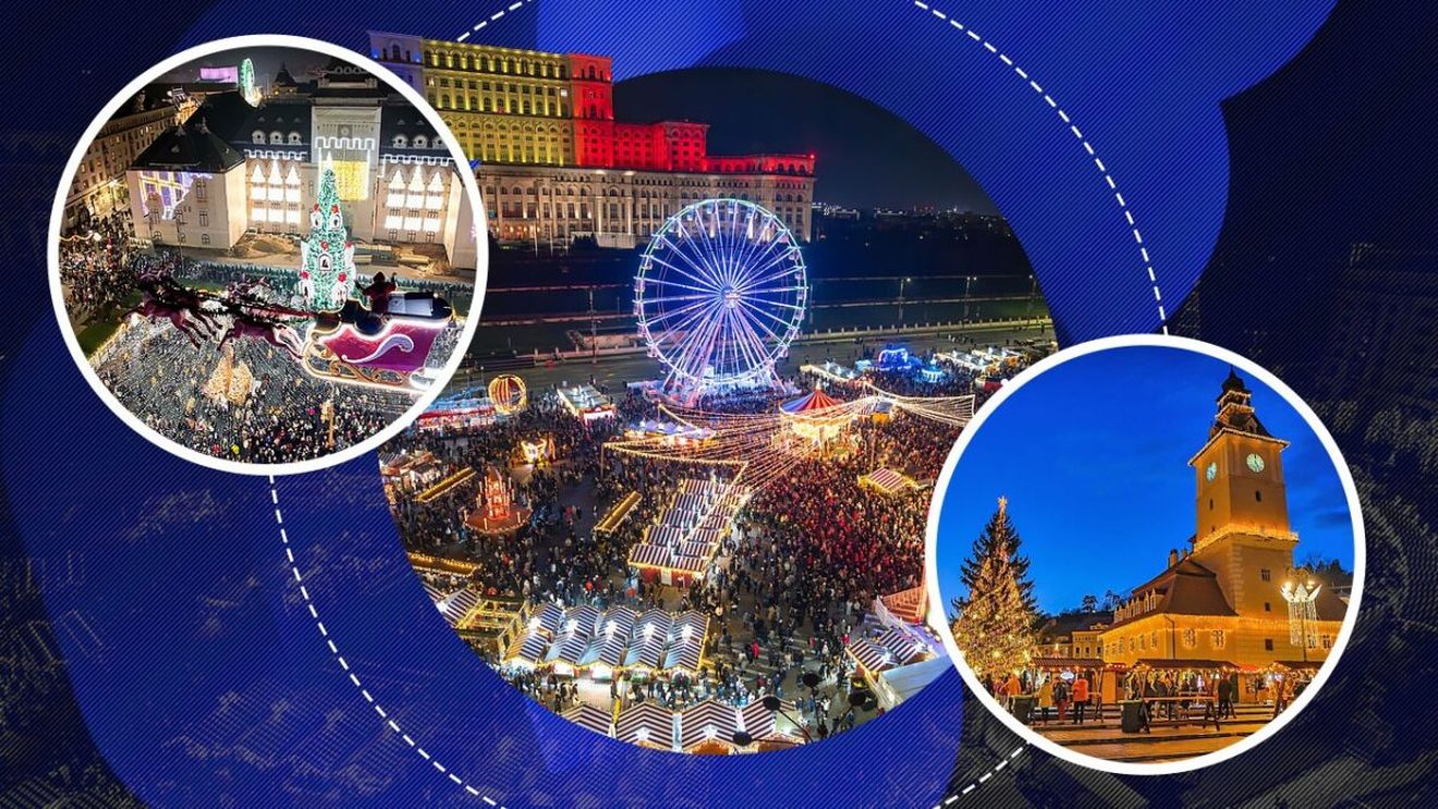 TOP cele mai frumoase târguri de Crăciun din România. Craiova, București sau Brașov?