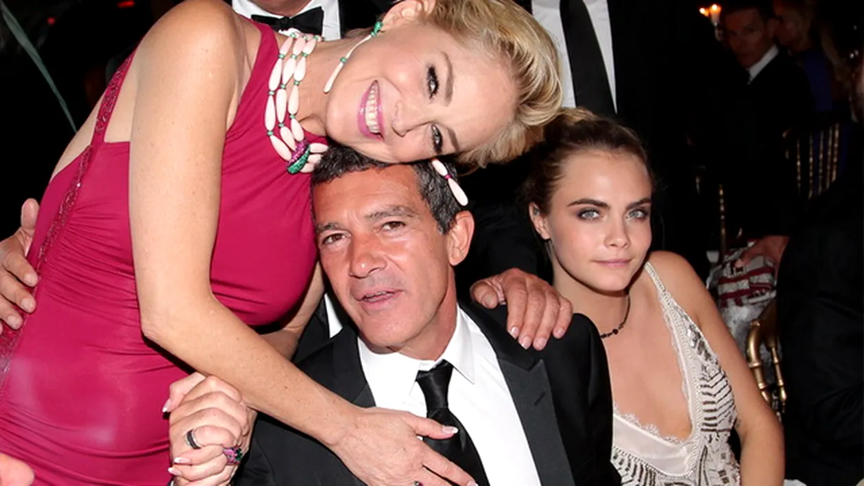 Cel mai NEBUN cuplu de la Hollywood! Antonio Banderas s-a combinat cu Sharon Stone: Si-au facut planuri de vacanta