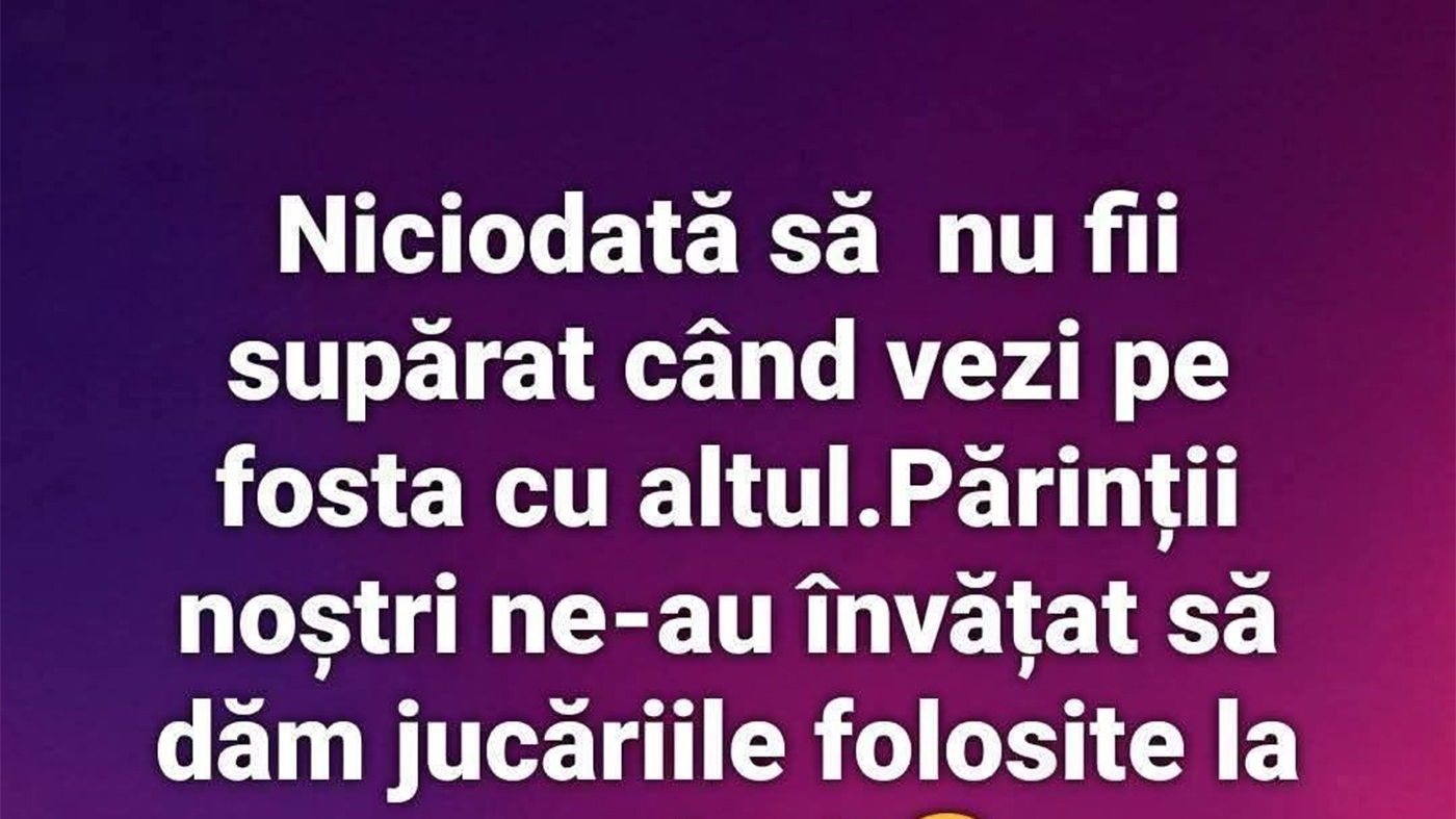 Bancul de weekend | "Niciodată să nu fii supărat când vezi pe fosta cu altul"