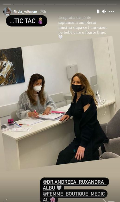 Însărcinată în 9 luni, Flavia Mihășan a ajuns la medic înainte de Paște: “L-am văzut pe bebe, mă minunez în continuare”. Veștile primite despre micul ei prinț pe care îl poartă în pântece