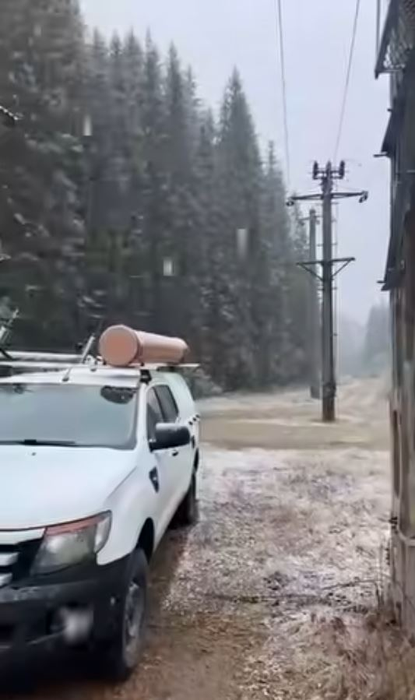 Suceava, Gura Haitii - Șaru Dornei. Sursă: Facebook Meteoplus