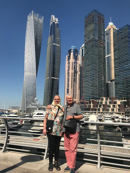 Gheorghe Turda și sora lui, Anuța, vacanță de cinci stele în Dubai