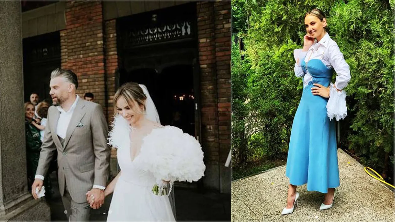 Roxana Ionescu, anunț-surpriză după cununia religioasă cu Tinu Vidaicu: “Lenny”. Mesajele de felicitare au curs pentru cei doi soți