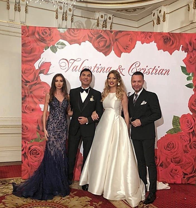 Cristi Borcea și Valentina Pelinel și-au unit destinele în fața lui Dumnezeu