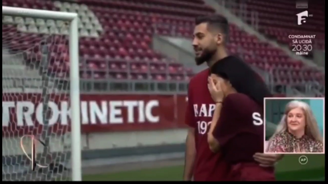 Tânărul concurent de la Mireasă și-a cerut iubita de soție pe stadionul din Giulești