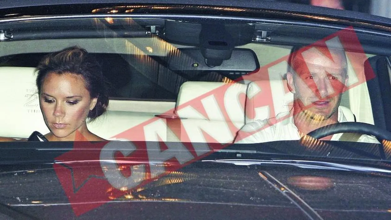 David si Victoria Beckham au avut accident de masina