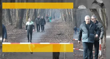 Don Vittorio din Cosa Nostra!  Victor Becali își aranjează treburile, în pădure, ca în filmele cu mafia italiană!