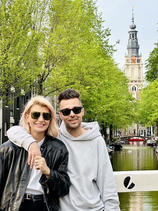 Tudor și Anamaria, într-un city break la Amsterdam (Foto: arhivă personală)