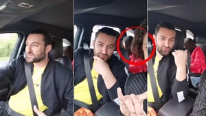 Cine e femeia brunetă din mașina lui Smiley. A încercat să se ascundă într-un LIVE, dar nu a reușit