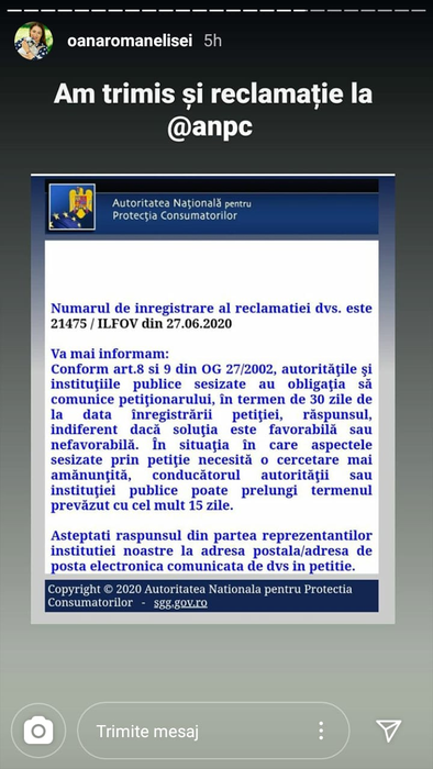 Episod neplăcut pentru Oana Roman, după ce s-a întors de la cumpărături: “Mi s-a făcut rău”. Ce a găsit într-o pungă cu carne