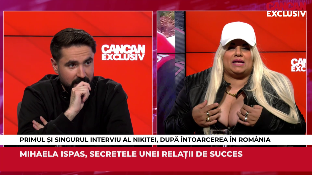Interviul integral poate fi urmărit, în premieră națională, pe canalul de YouTube "Cancan" (Foto: captură video)