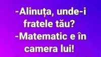 BANCUL ZILEI | Alinuța, unde-i fratele tău?