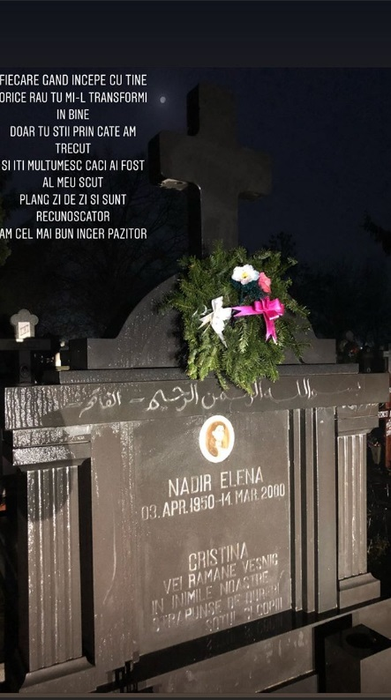 Nadir, îngenuncheat de suferință. Poezia emoționantă scrisă pentru mama lui moartă: “Plâng zi de zi și sunt recunoscător”