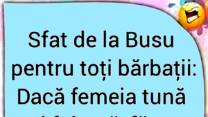 Bancul sfârșitului de săptămână | Sfat de la Busu