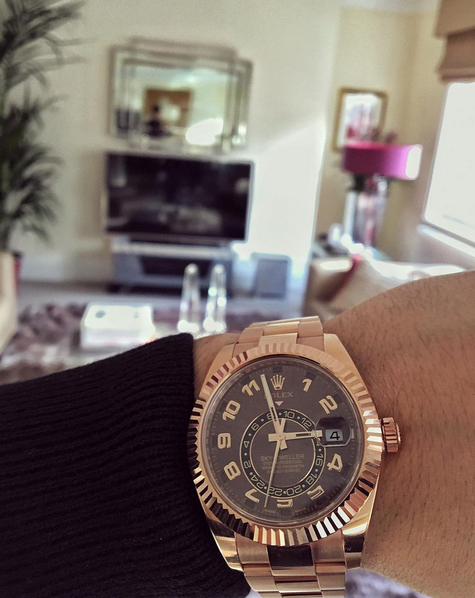 Cristian cu alt Rolex la mână
