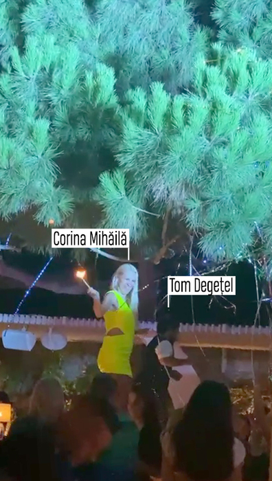 Corina Mihăilă s-a distrat cu ”Tom Degețel” la Mykonos