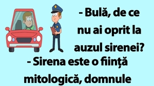 BANC | "Bulă, de ce nu ai oprit la auzul sirenei?"