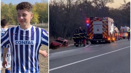 Adelin a pierit la doar 14 ani, după ce tatăl său a pierdut controlul mașinii! Își dorea să ajungă fotbalist: „Un viitor Gică Popescu”