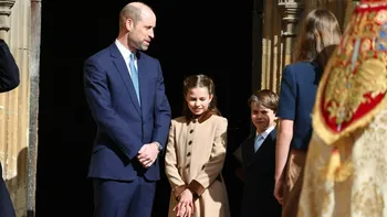 Momentul dintre Prințul William și fiica sa de la slujba de Paște care a topit inimi. Imaginile i-au cucerit pe internauți