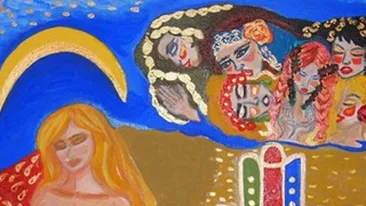 Raluca Zenga s-a apucat de pictat! Uite ce tablou a realizat si cum vede nasterea copilului ei!