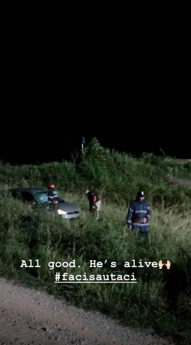 Codin Maticiuc a evitat un accident violent în ultimul moment în timp ce era cu Monica Bîrlădeanu! Actrița a filmat scenele îngrozită: “Ce se întâmplă!?!”
