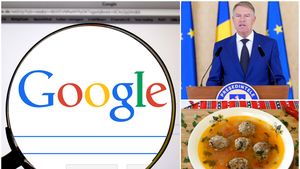 Klaus Iohannis și ciorba de perișoare, în topul căutărilor pe Google în 2023. Ce i-a mai interesat pe români