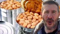 Dragoș Pătraru a aflat ce conține, de fapt, fasolea la conservă care se vinde în supermarketurile din România