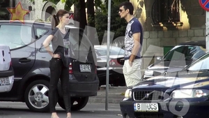 Dovada ca Tudor Chirila tine la cearta! Iubita l-a mustrat in strada, dar el nu s-a pus pe sfada