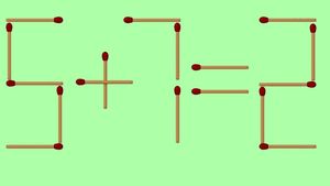Test de inteligență cu chibrituri | Corectați 5 + 7 = 2, mutând un singur băț