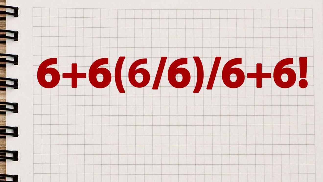 Test de inteligență pentru matematicieni | Calculați 6+6(6/6)/6+6!
