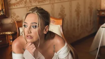 Ilona Brezoianu, o mireasă atipică! Ce accesoriu personalizat a purtat sub rochie. FOTO