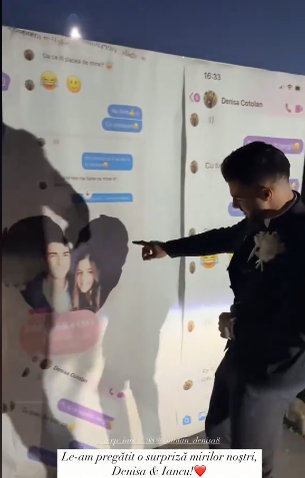 Mesajele private dintre Iancu Sterp și Denisa au fost făcute publice /Foto: TikTok